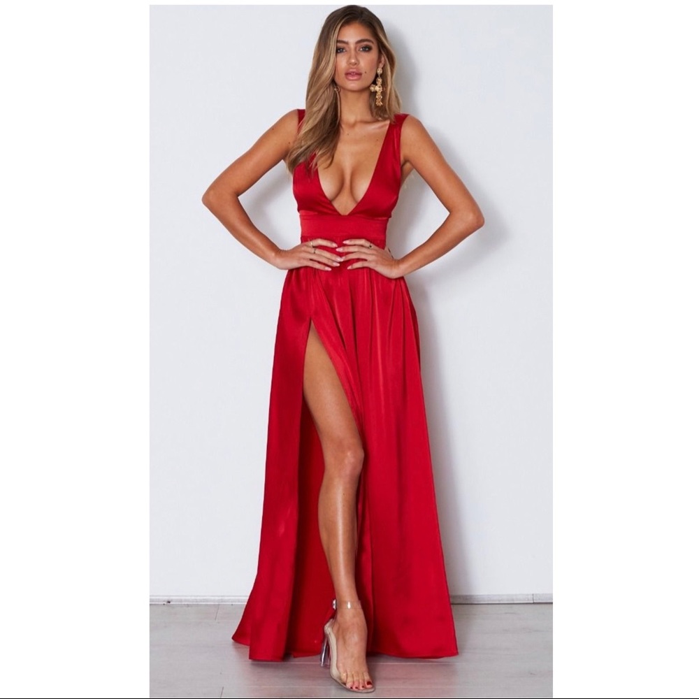 White Fox Boutique Time is Up Red Dress